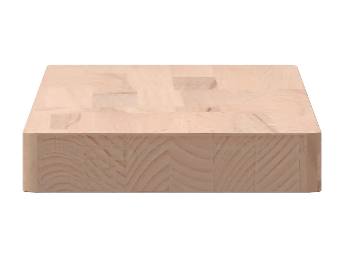 Wandschap 60x20x4 cm massief beukenhout NL620083