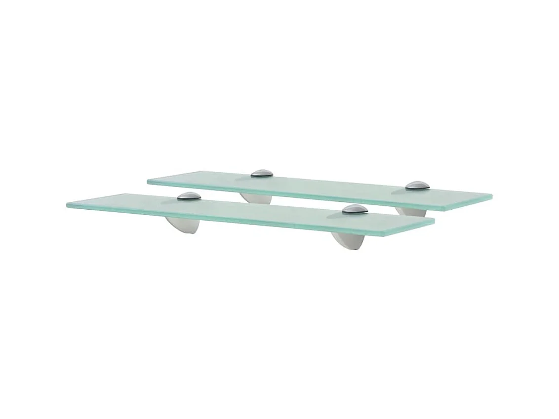 Étagères murales 2 pcs Verre 40 x 10 cm 8 mm OFR76425 BonneVie Meuble