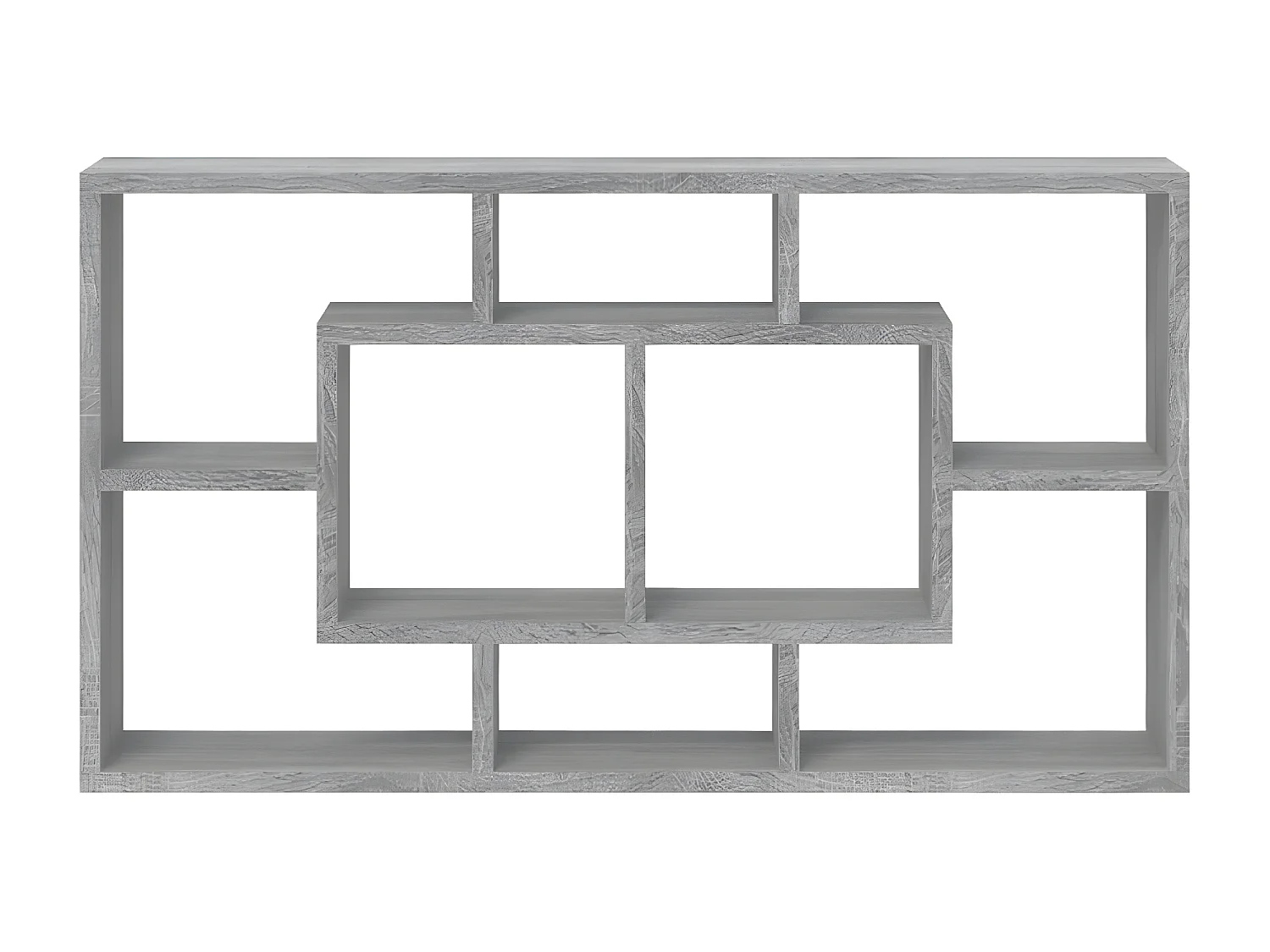 Étagère murale 8 compartiments Sonoma gris OFR68197 BonneVie Meuble