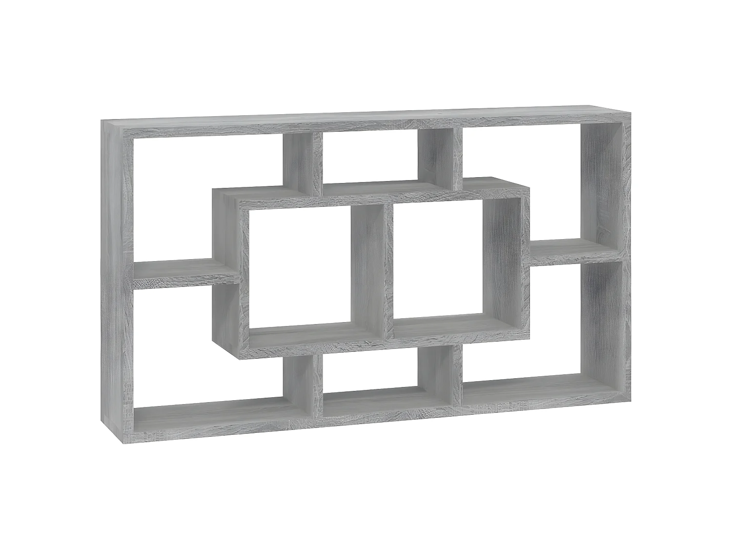 Étagère murale 8 compartiments Sonoma gris OFR68197 BonneVie Meuble