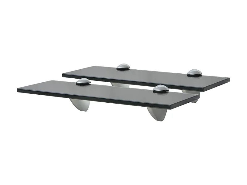 Étagères murales 2 pcs Verre 30 x 20 cm 8 mm OFR66285 BonneVie Meuble