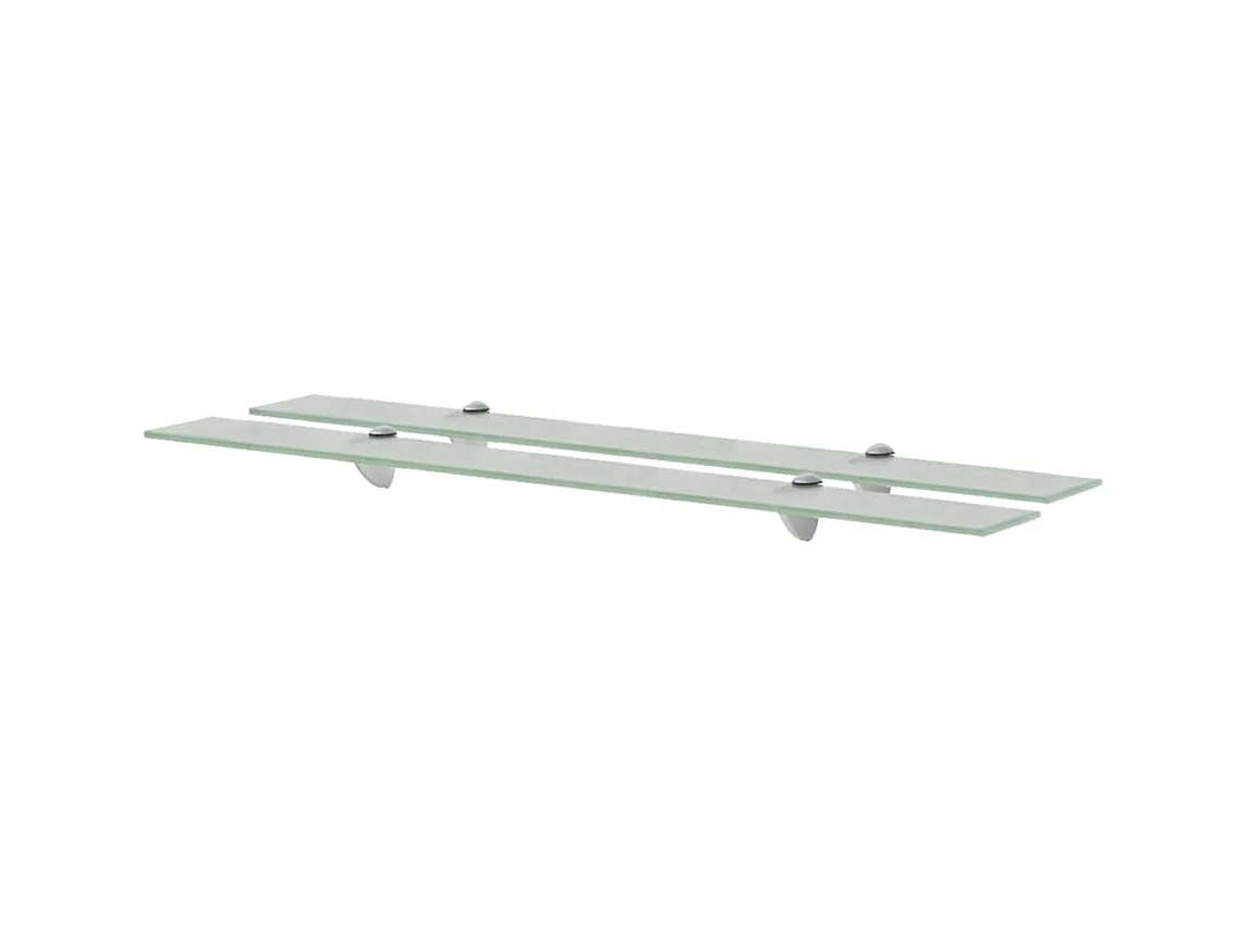 Étagères murales 2 pcs Verre 90 x 10 cm 8 mm OFR46825 BonneVie Meuble