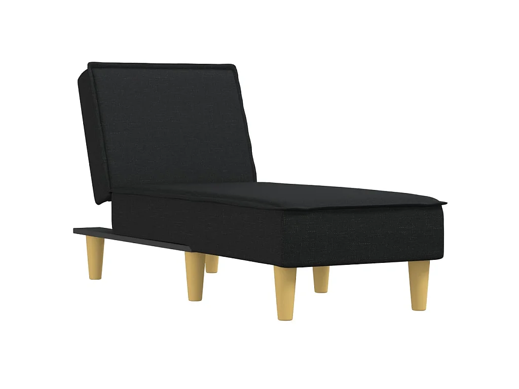 Méridienne convertible noir tissu ODF7293 OID9797