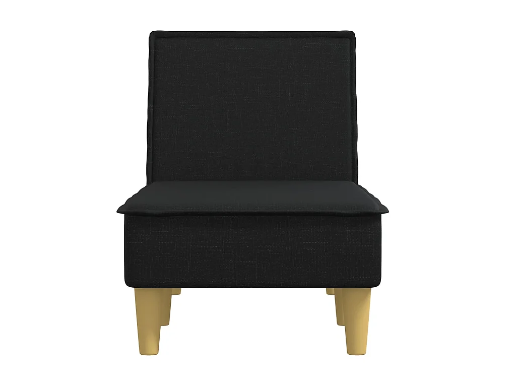 Méridienne convertible noir tissu ODF7293 OID9797