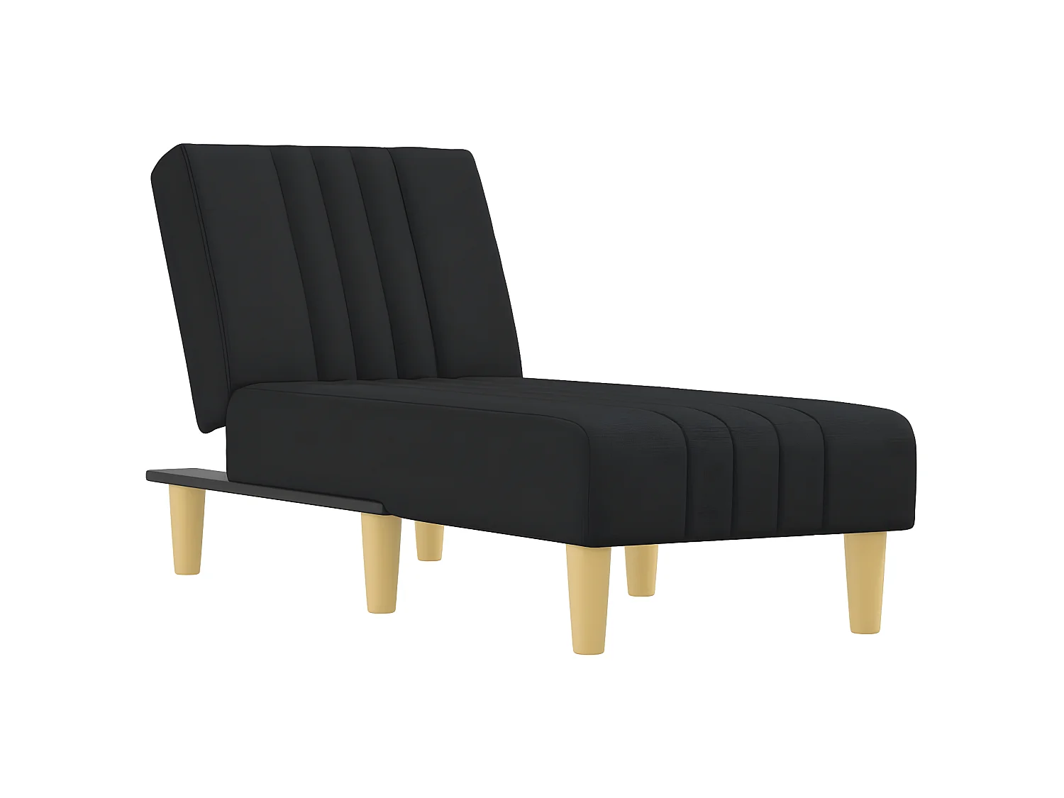 Canapé convertible noir tissu LSJ8439