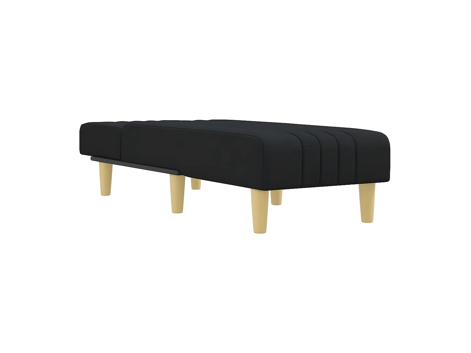 Canapé convertible noir tissu LSJ8439