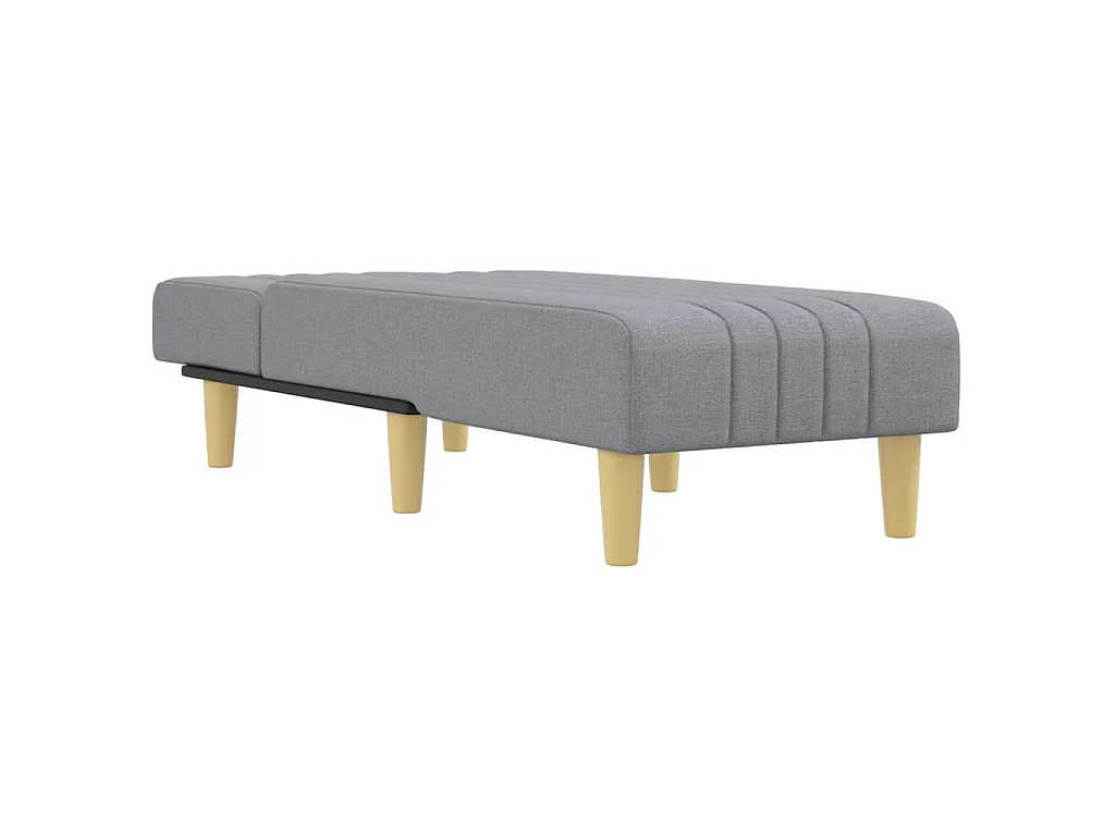 Canapé convertible gris clair tissu ODF1143  OID9669