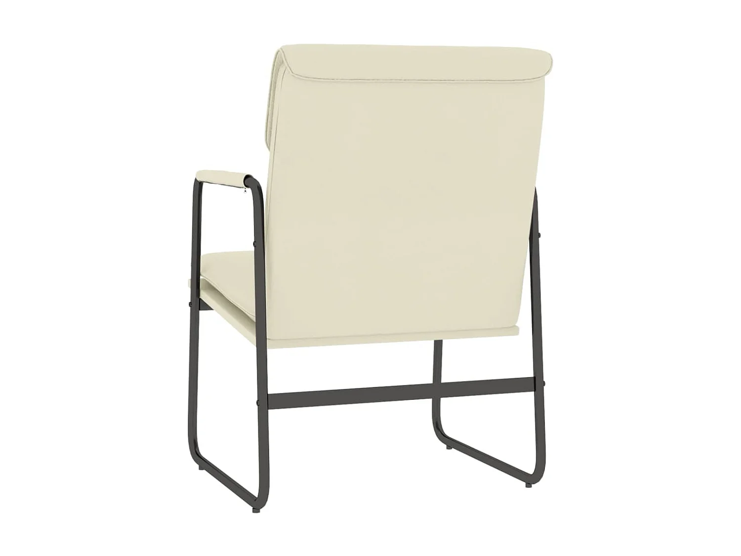 Canapé convertible Crème 55x64x80 cm Similicuir LSJ4897