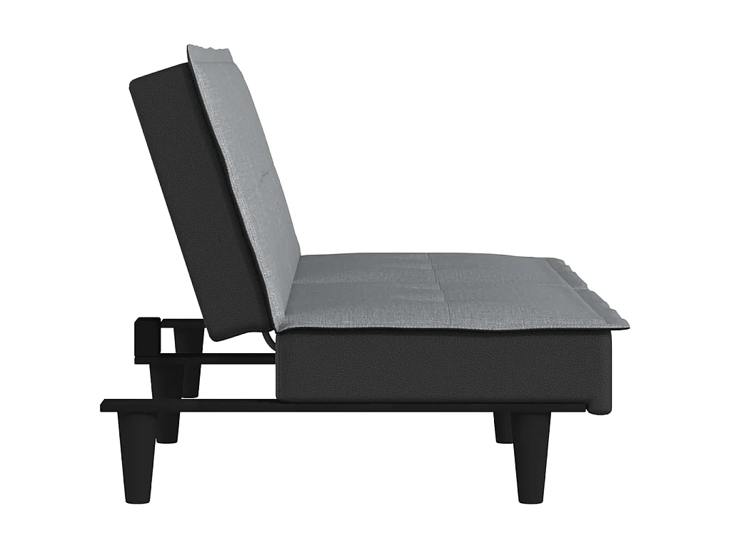 Canapé convertible à gris clair tissu KFE6064