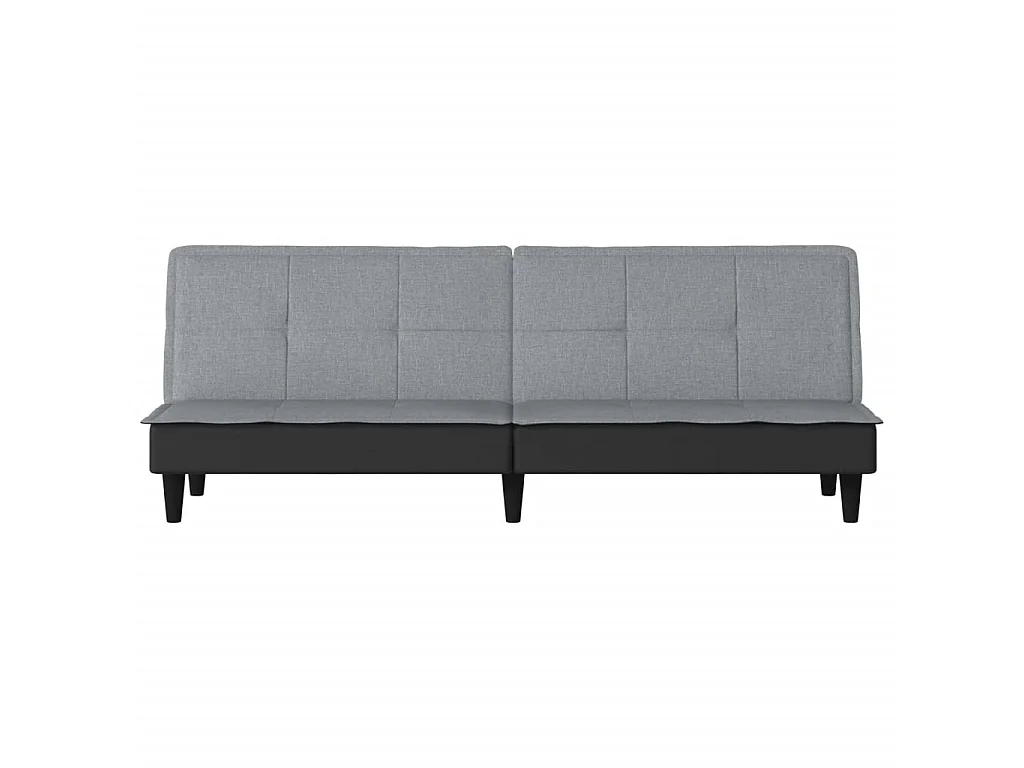 Canapé convertible à gris clair tissu KFE6064