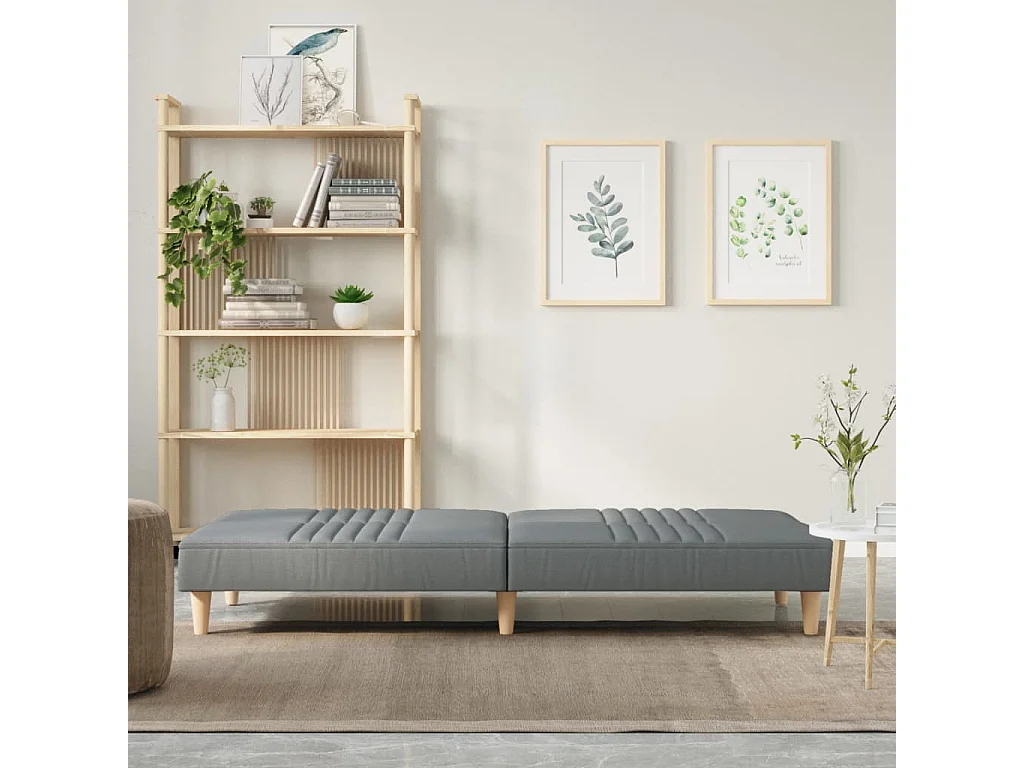 Sofá cama tela gris claro ES97153