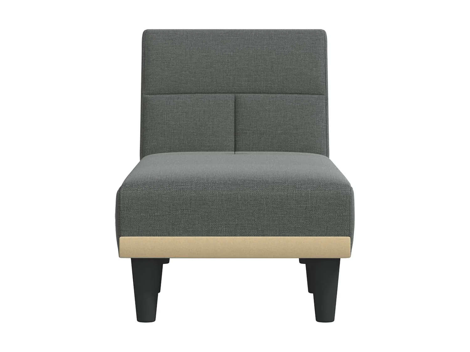 Méridienne convertible gris foncé tissu ODF8550 OID4585