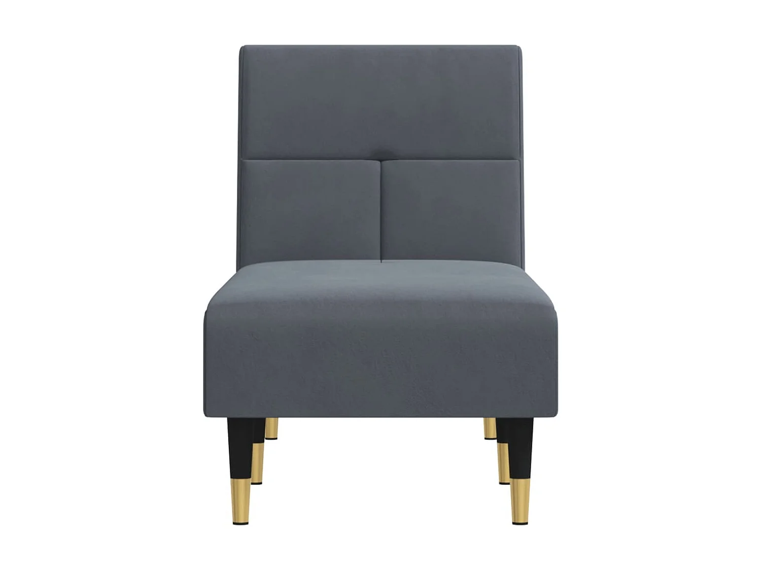 Canapé convertible gris foncé velours ODF3275  OID8465