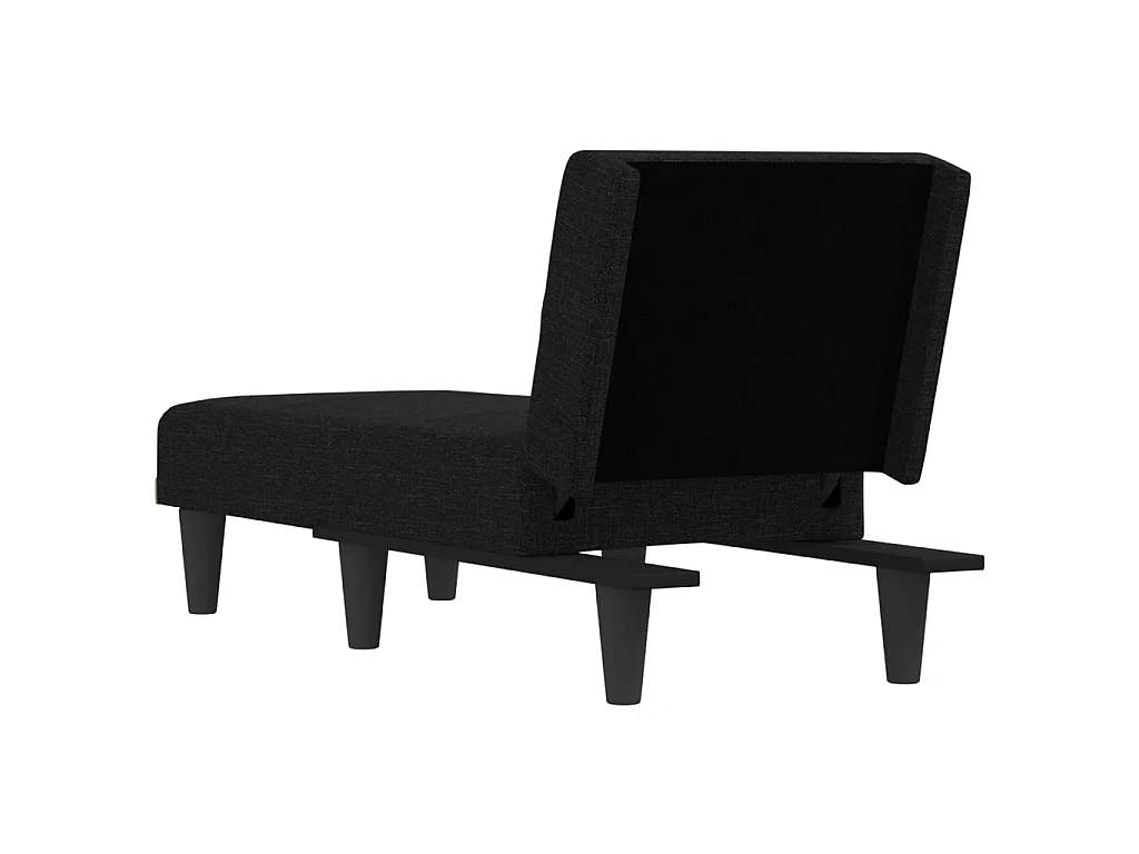 Canapé convertible noir tissu LSJ1922