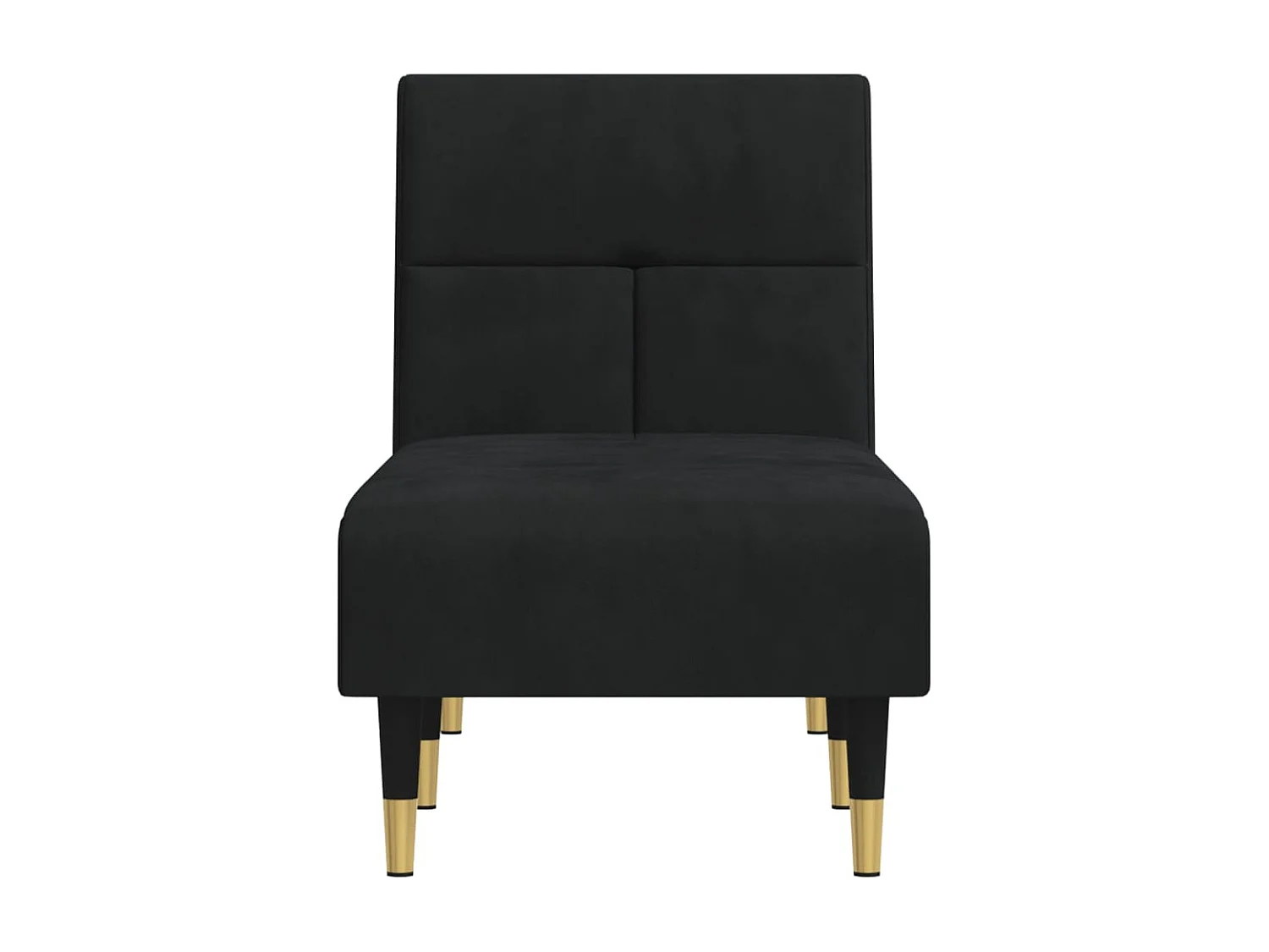 Canapé convertible noir velours ODF8542  OID3453