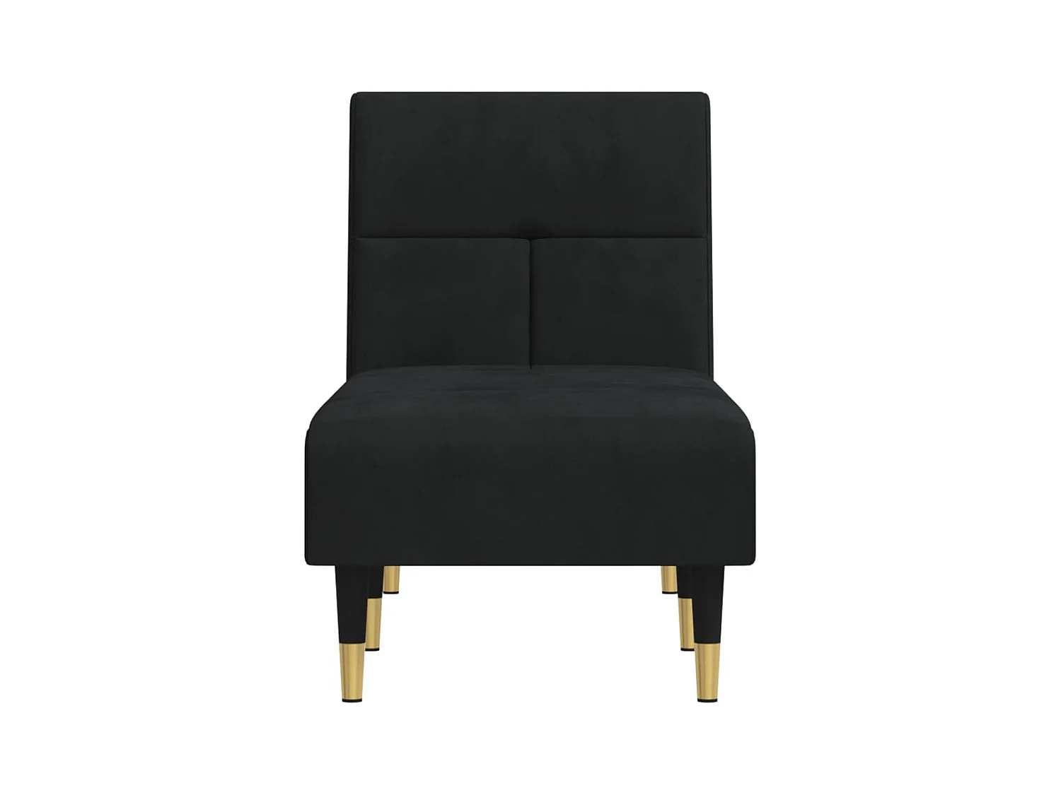 Canapé convertible noir velours ODF8542  OID3453