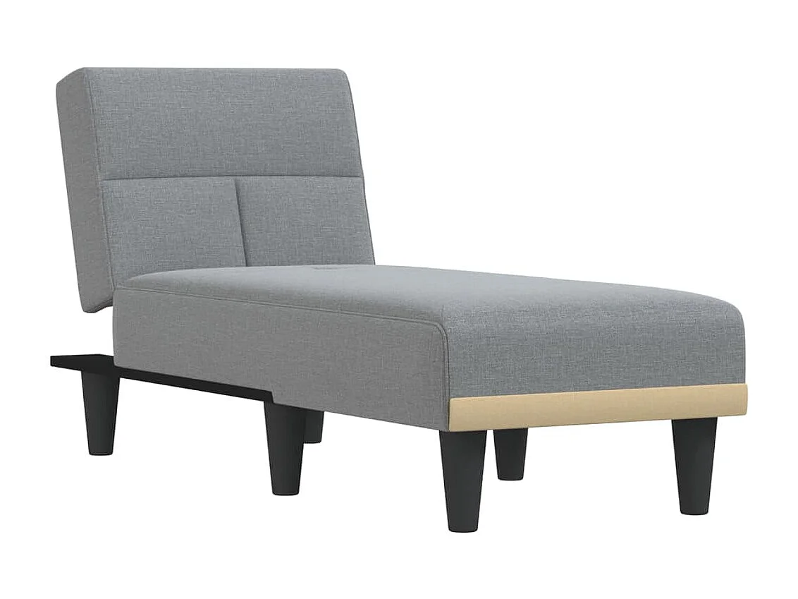 Méridienne convertible gris clair tissu ODF1197 OID1728