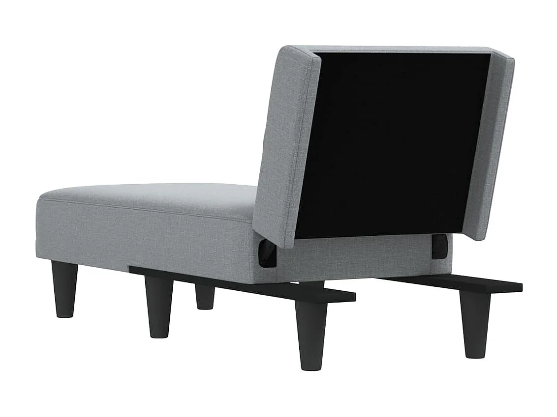 Méridienne convertible gris clair tissu ODF1197 OID1728