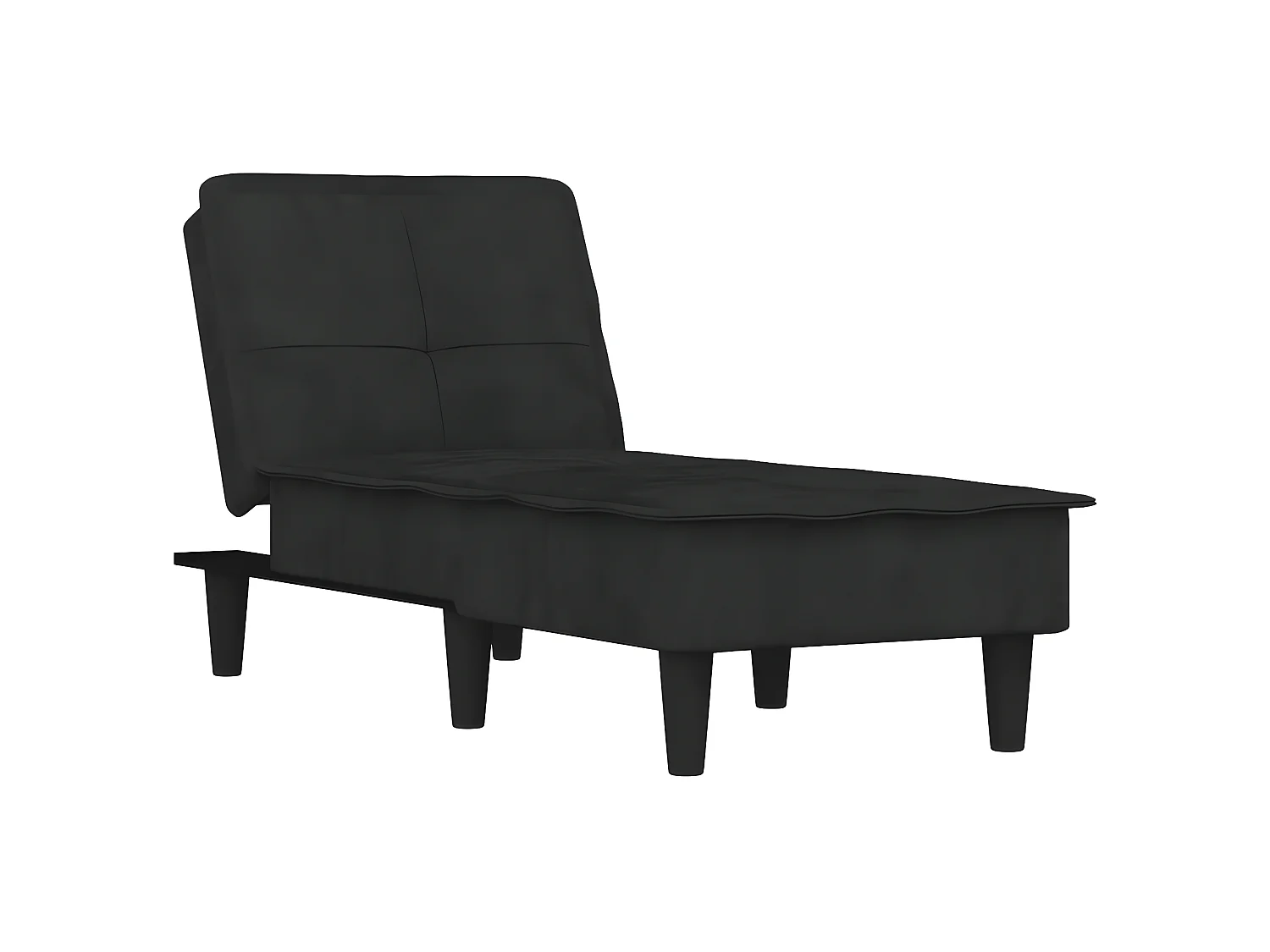 Canapé convertible noir velours ODF3441  OID5306