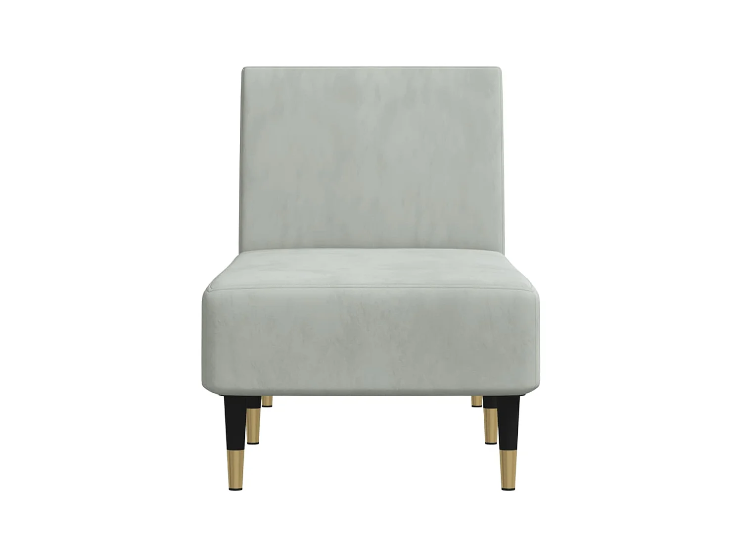 Canapé convertible gris clair velours ODF6596  OID9843