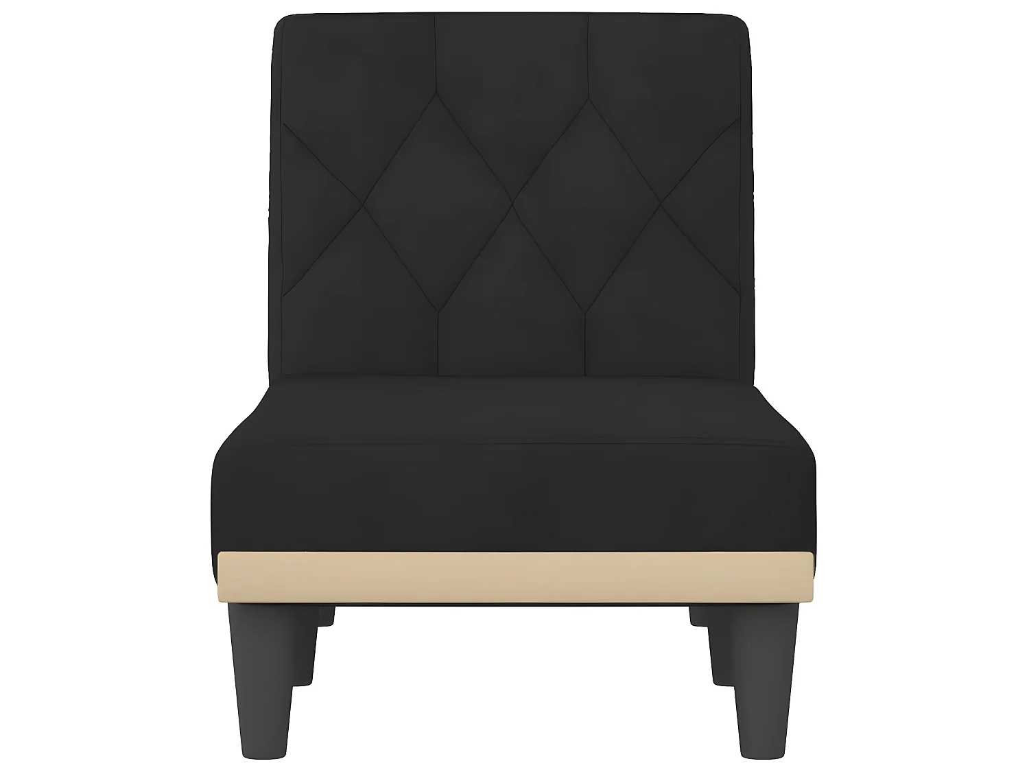 Canapé convertible noir velours ODF5561  OID3187