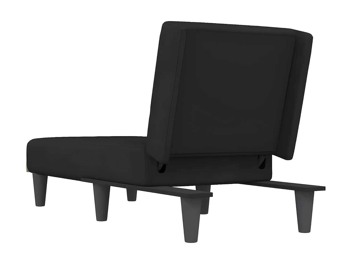 Canapé convertible noir velours ODF5561  OID3187