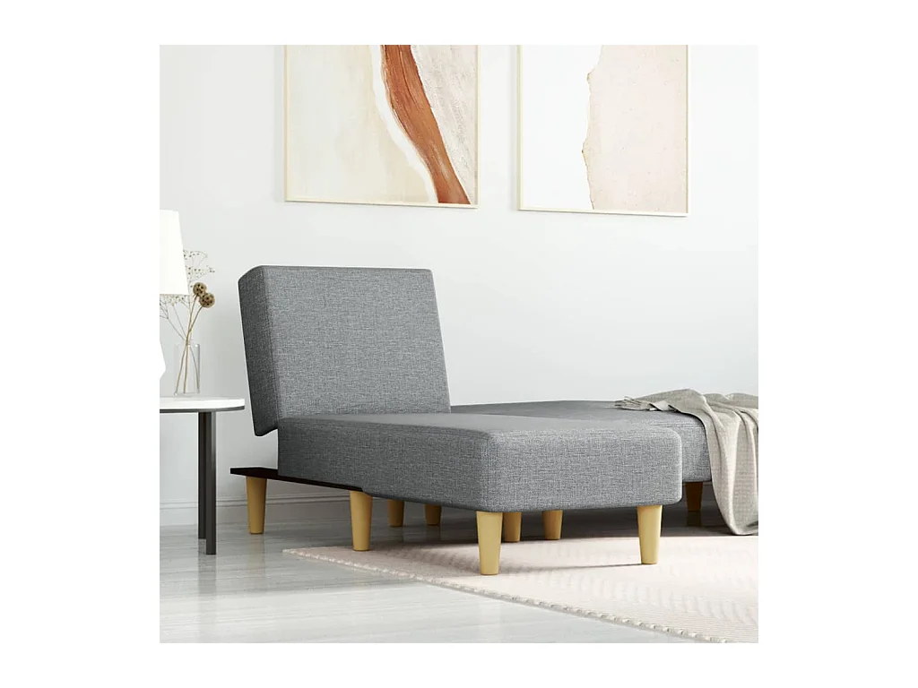 Canapé convertible gris clair tissu ODF4999  OID8076