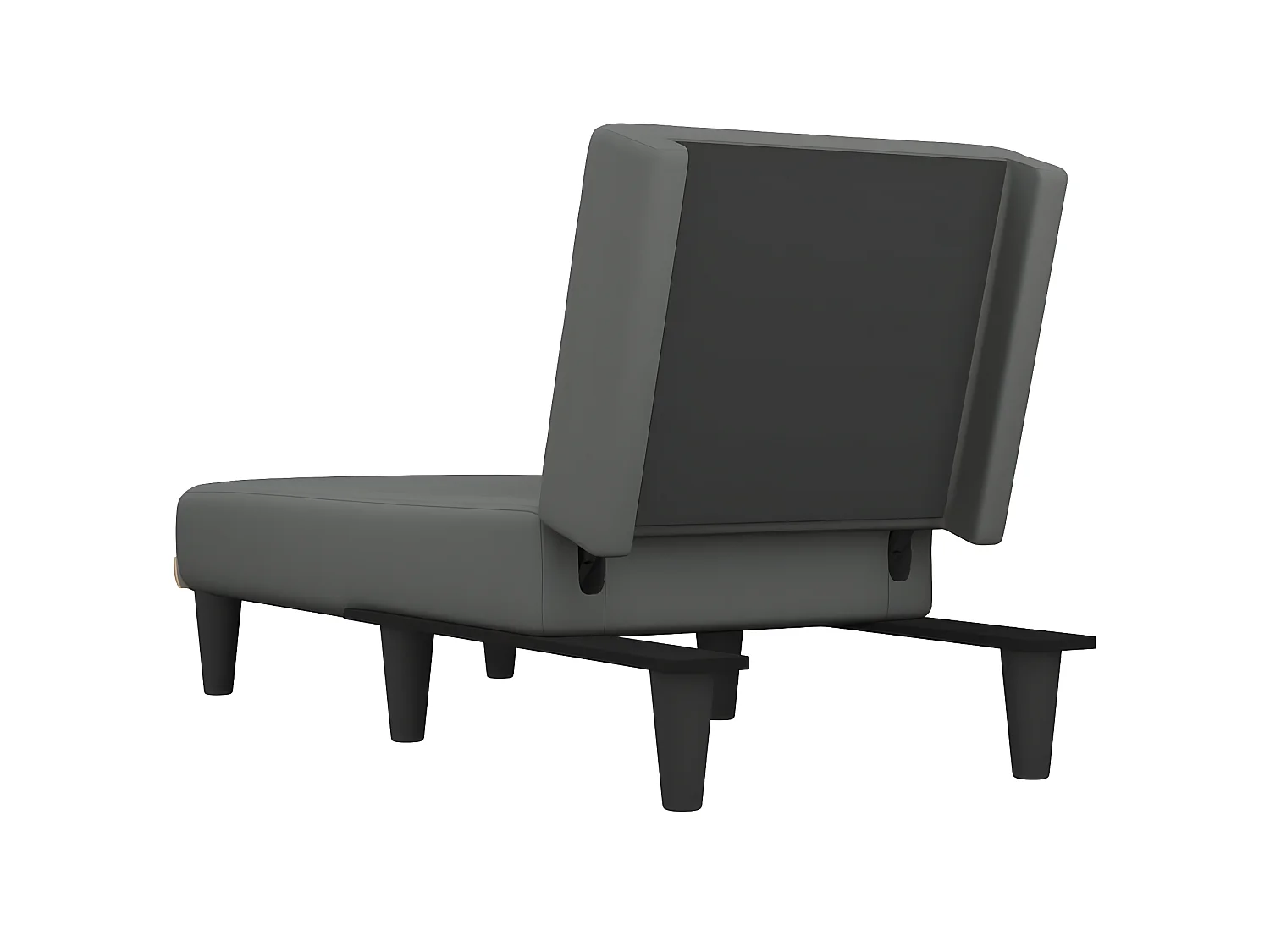 Méridienne convertible gris foncé tissu ODF9246 OID4400