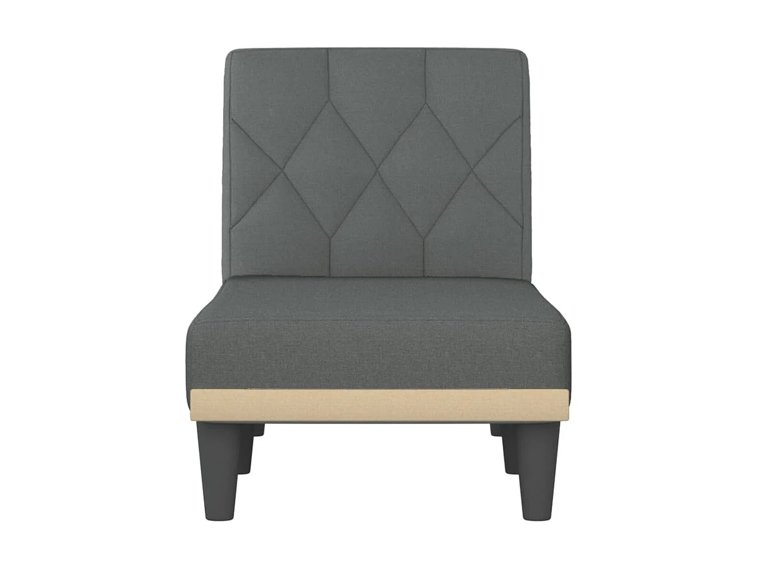 Méridienne convertible gris foncé tissu ODF1362 OID7748