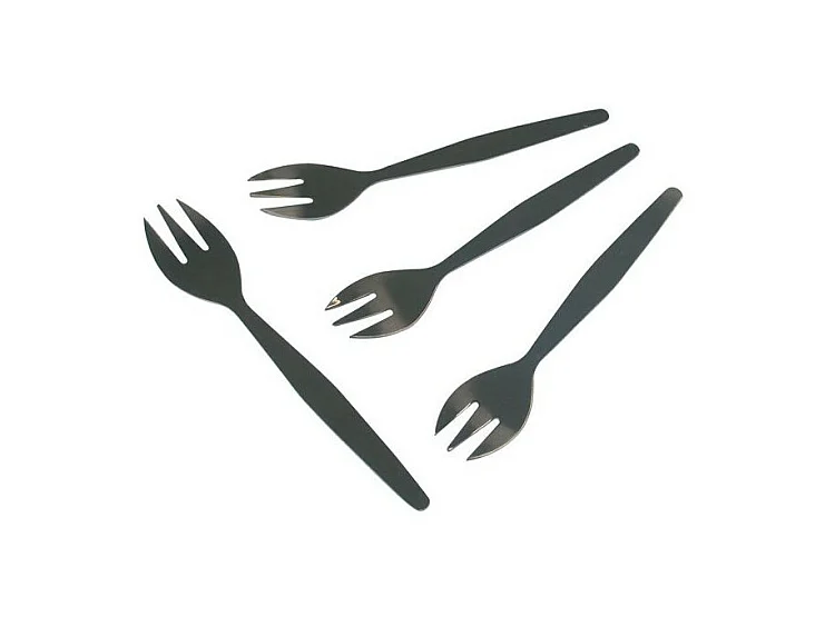 4 fourchettes à huîtres inox 12cm METALTEX - 25103610080