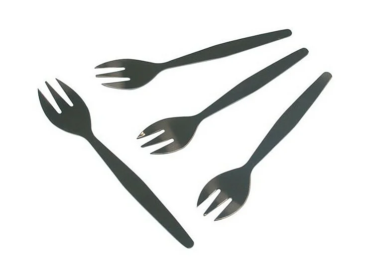 4 fourchettes à huîtres inox 12cm METALTEX - 25103610080