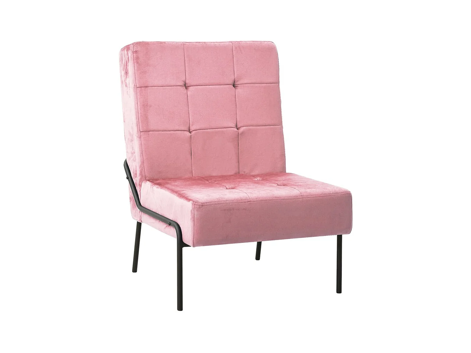 Relaxstoel 65x79x87 cm fluweel roze NL585086