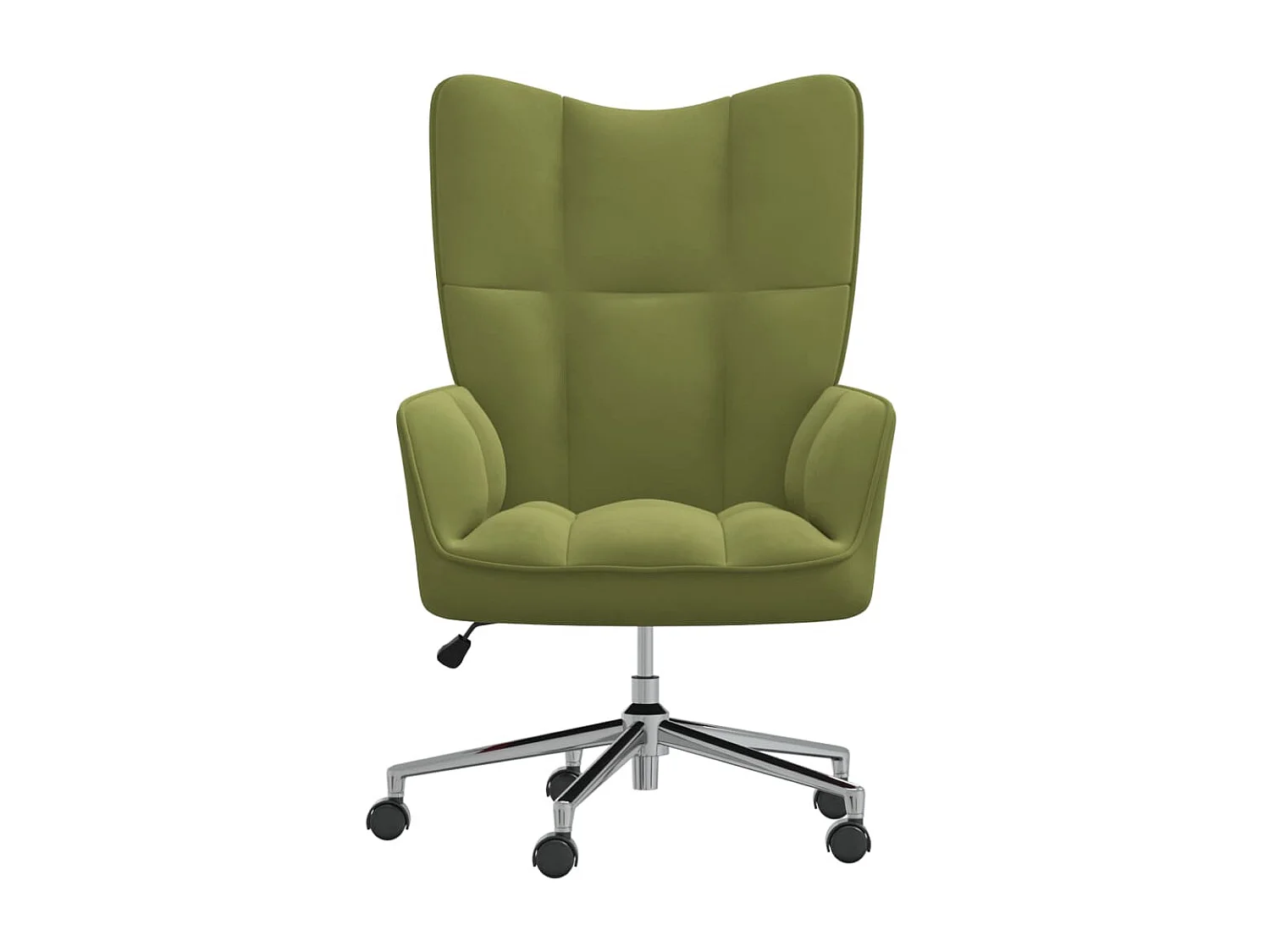 Cadeira de descanso veludo verde-claro PT956166