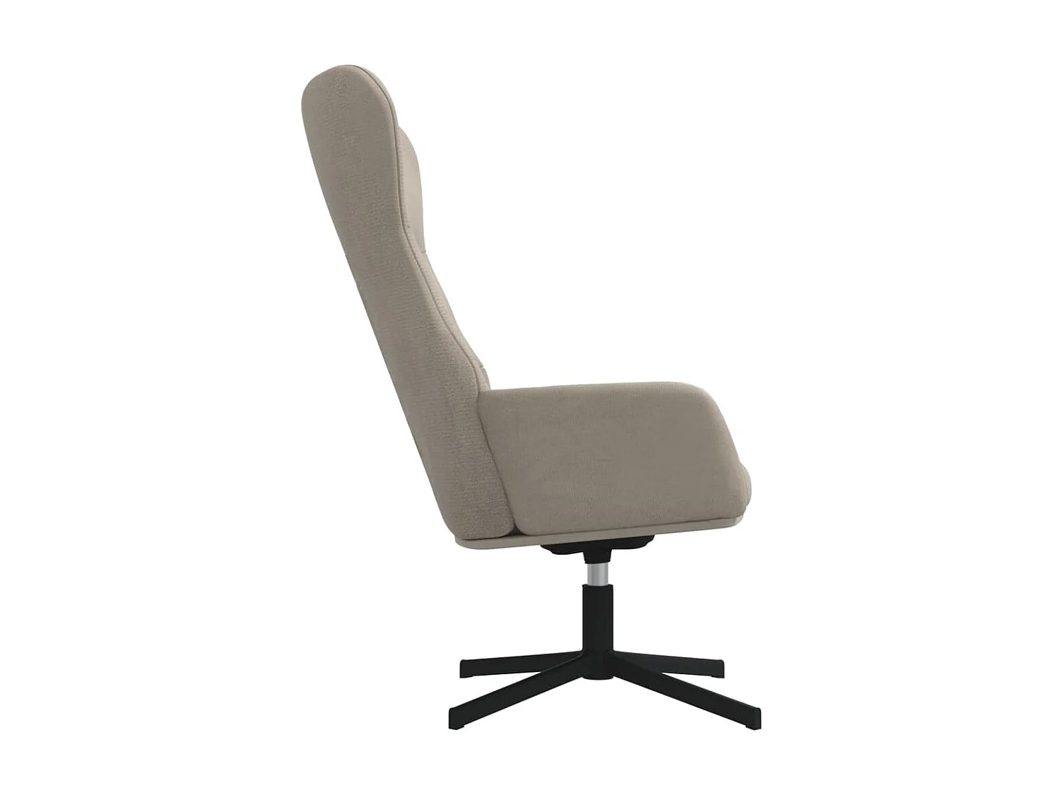 Fauteuil droit Gris clair Velours OIU2823