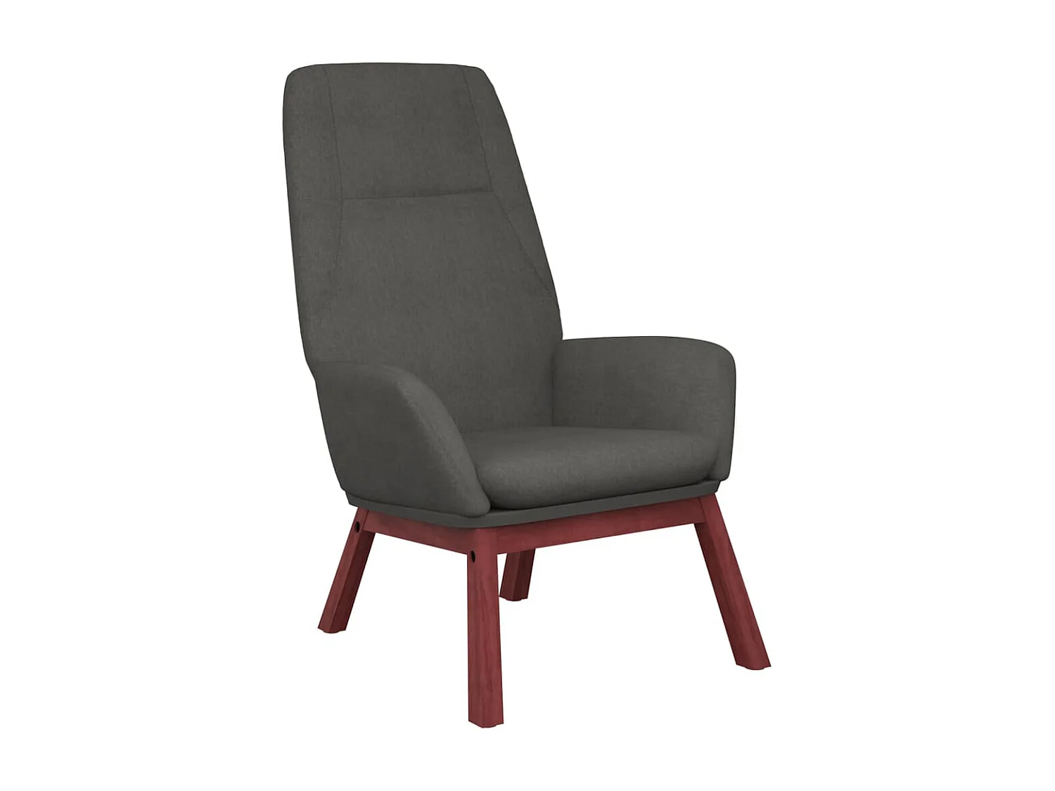Fauteuil droit Gris foncé Tissu OIU2500