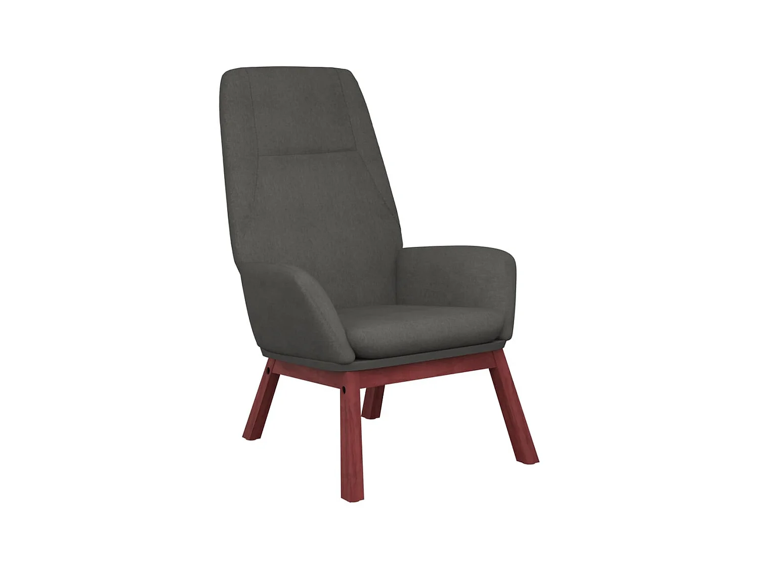 Sedia Relax Grigio Scuro in Tessuto CFW46411
