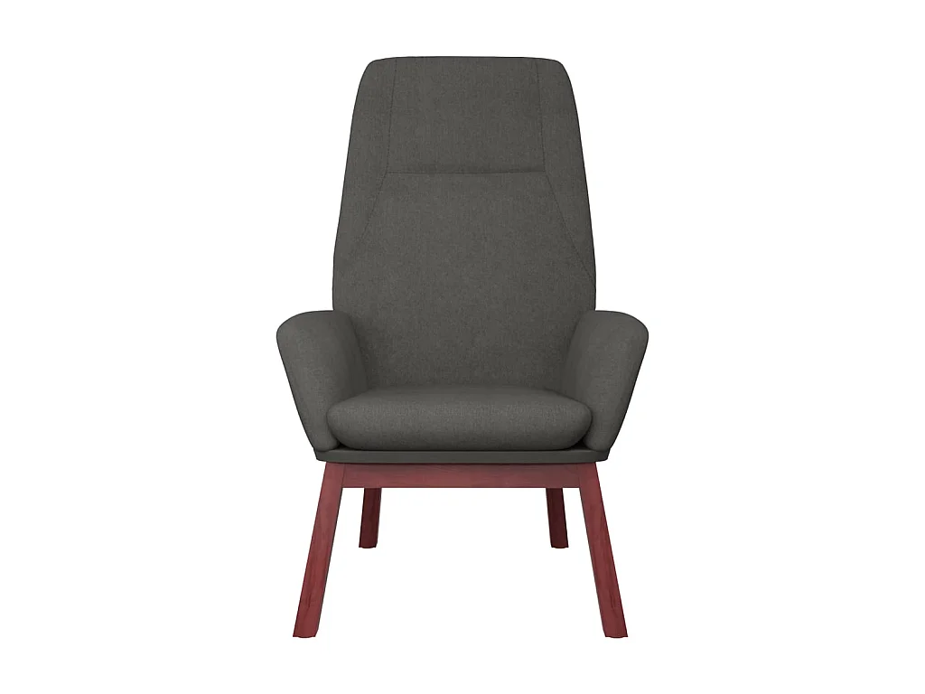 Sedia Relax Grigio Scuro in Tessuto CFW46411