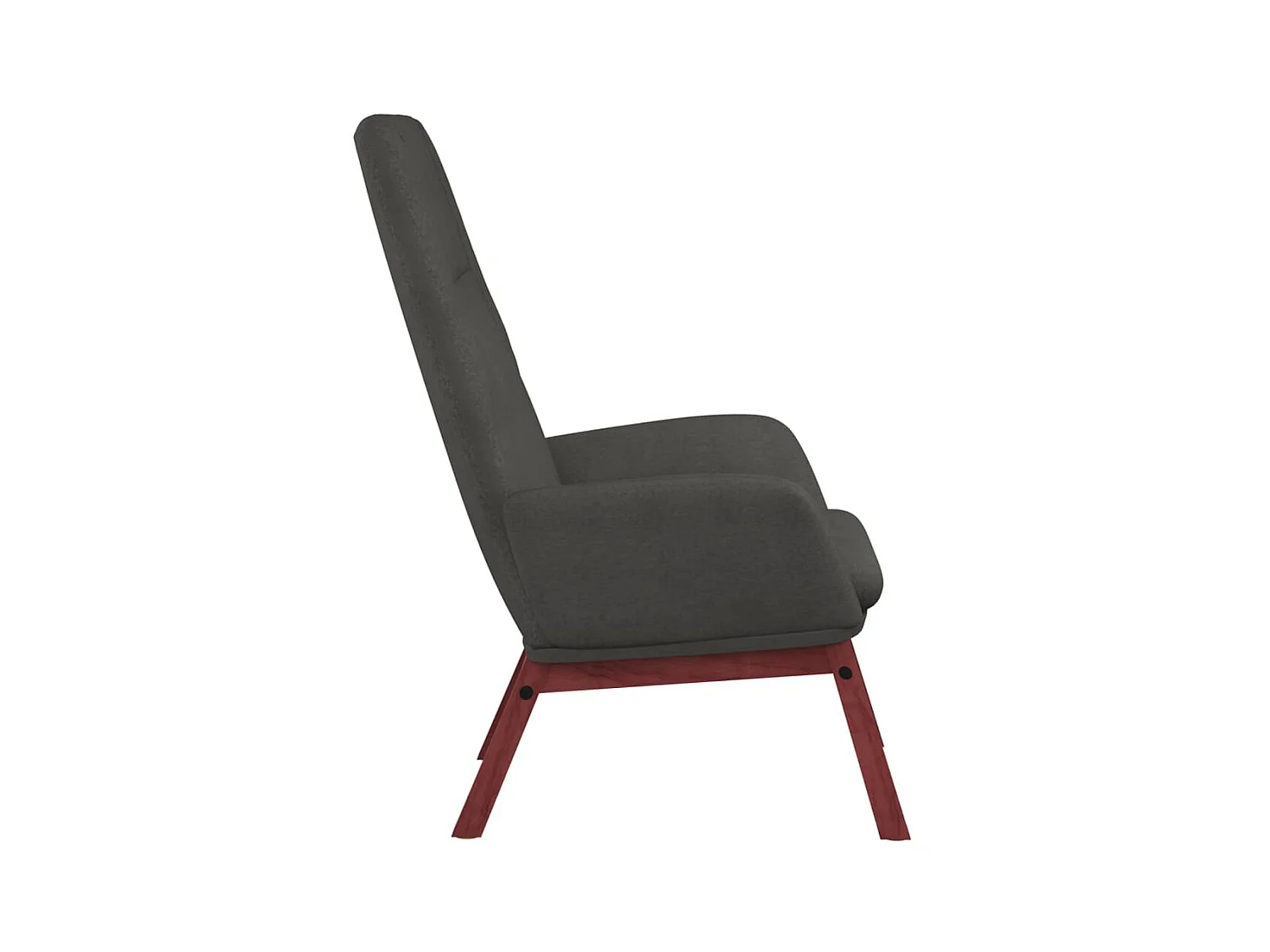 Sedia Relax Grigio Scuro in Tessuto CFW46411