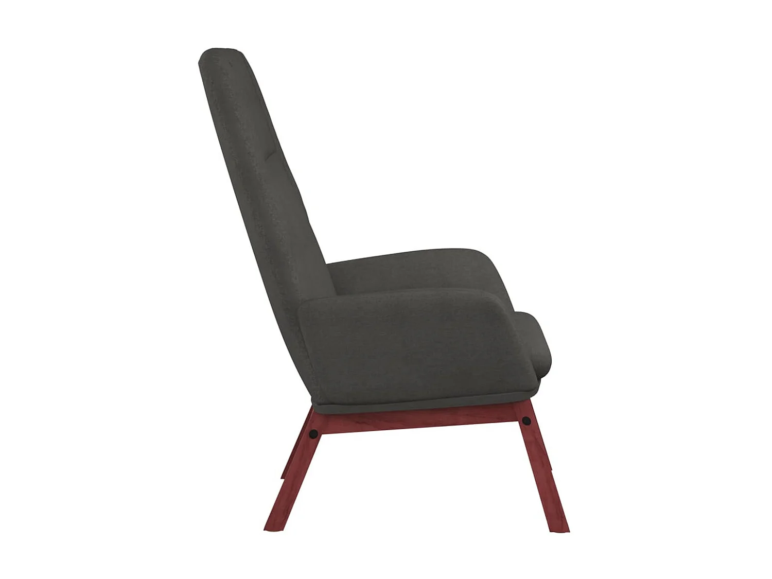 Fauteuil droit Gris foncé Tissu OIU2500