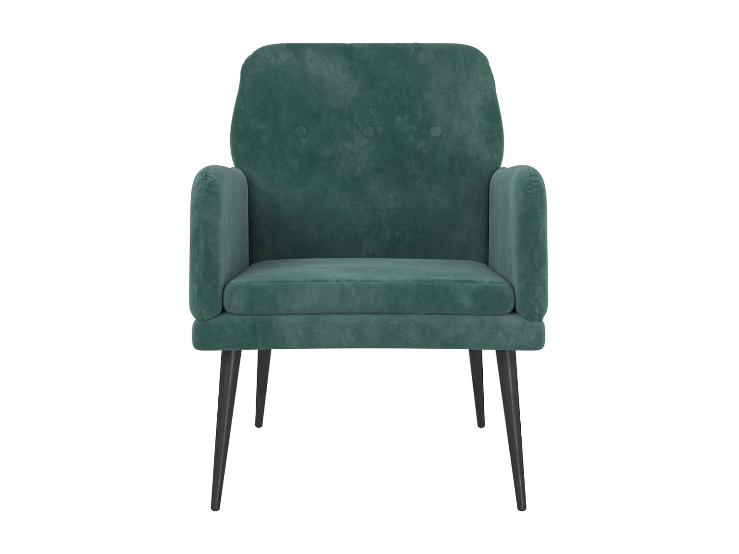 Fauteuil de salon Vert foncé 62x79x79 cm Velours SEF14519