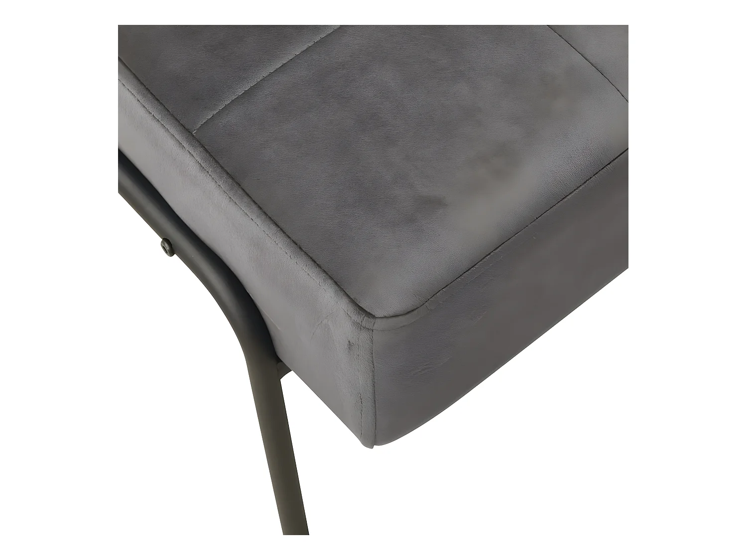 Relaxstoel 65x79x87 cm fluweel donkergrijs NL152402