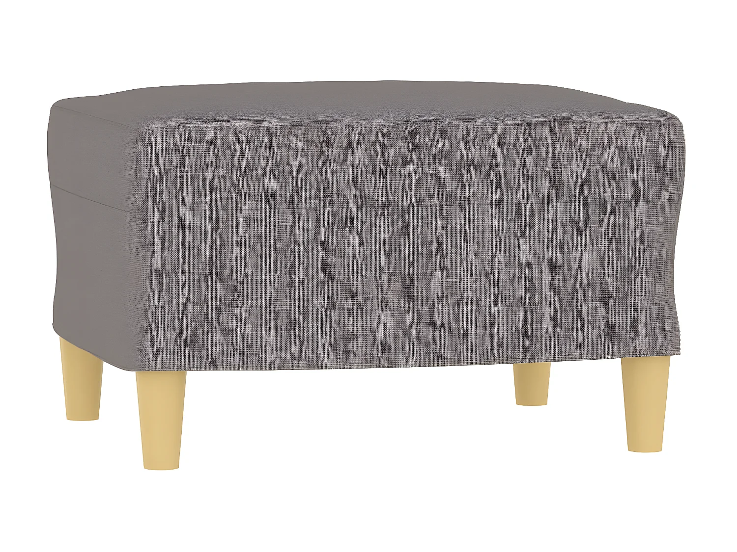 Fauteuil avec repose-pieds Taupe 60 cm Tissu OLA4731