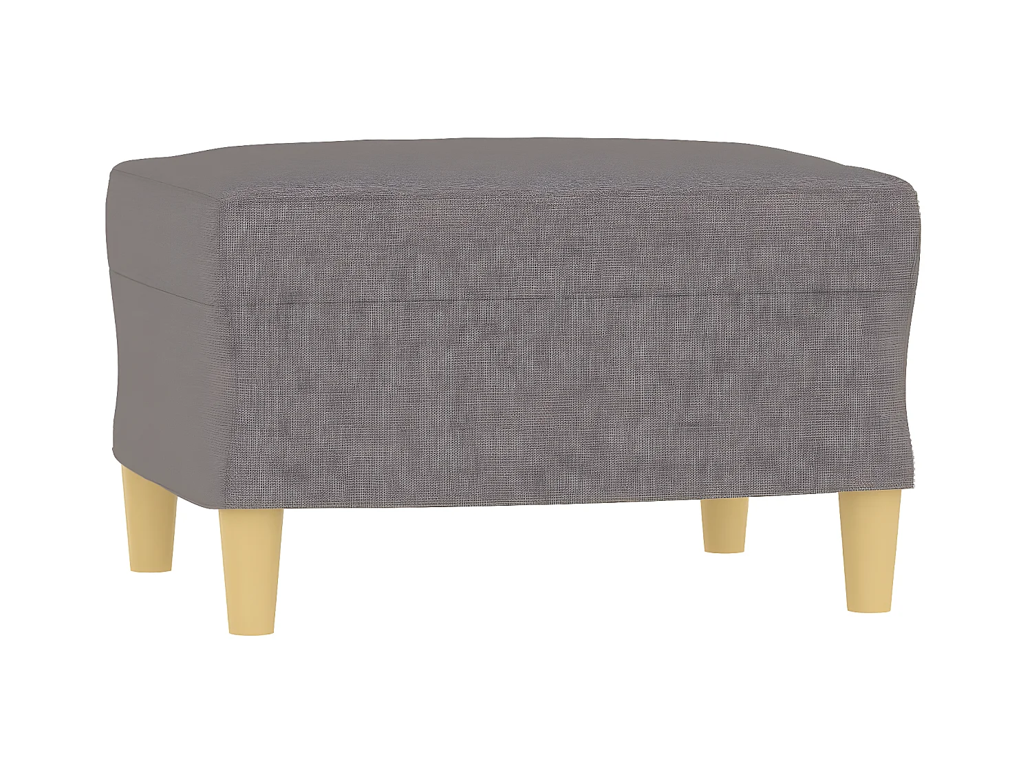 Fauteuil avec repose-pieds Taupe 60 cm Tissu OLA4731