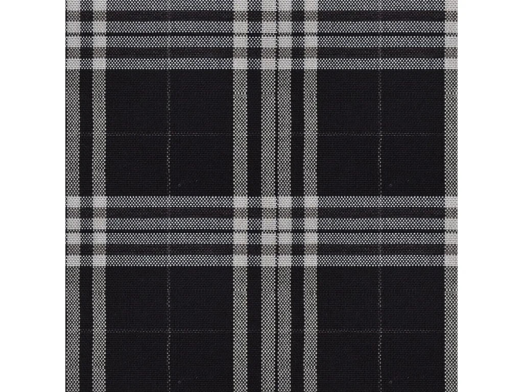 Fauteuil droit avec coussin Noir Tissu SEF98568