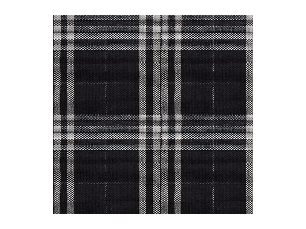 Fauteuil droit avec coussin Noir Tissu SEF98568