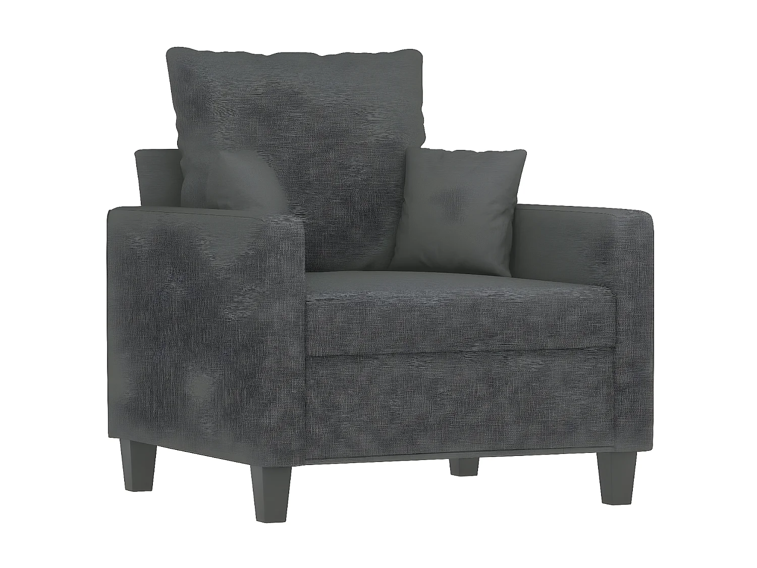 Fauteuil 60 cm stof donkergrijs NL456704