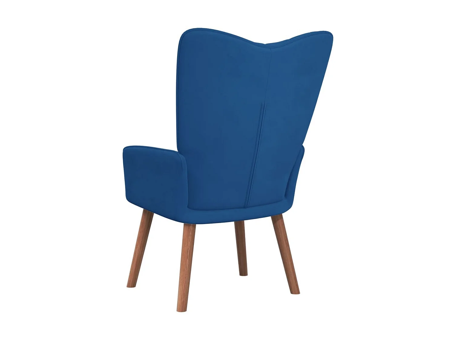 Fauteuil droit Bleu Velours LSJ7286