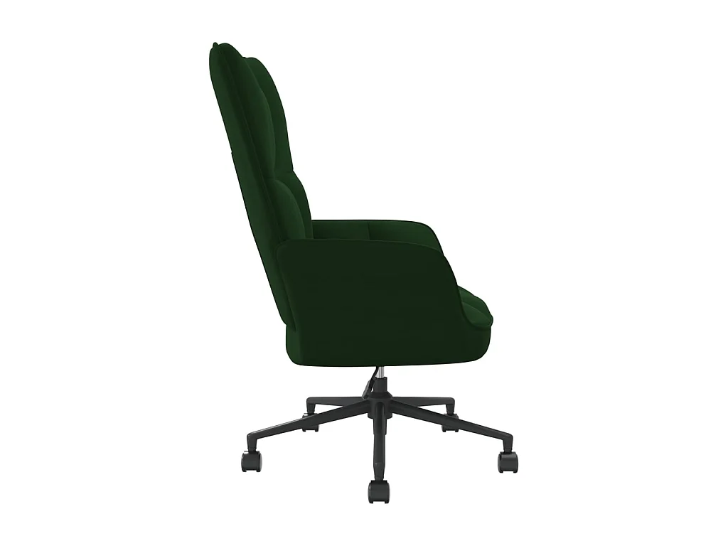 Relaxsessel | Fernsehsessel Dunkelgrün Samt -gkd700179