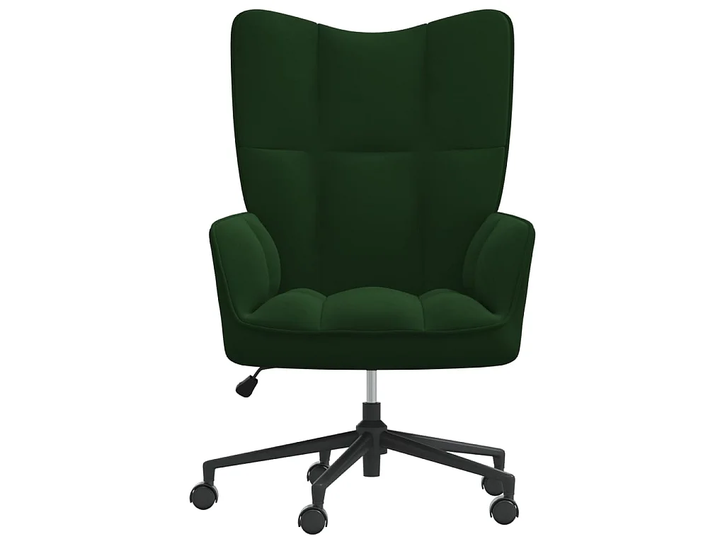 Fauteuil droit Vert foncé Velours LSJ1908