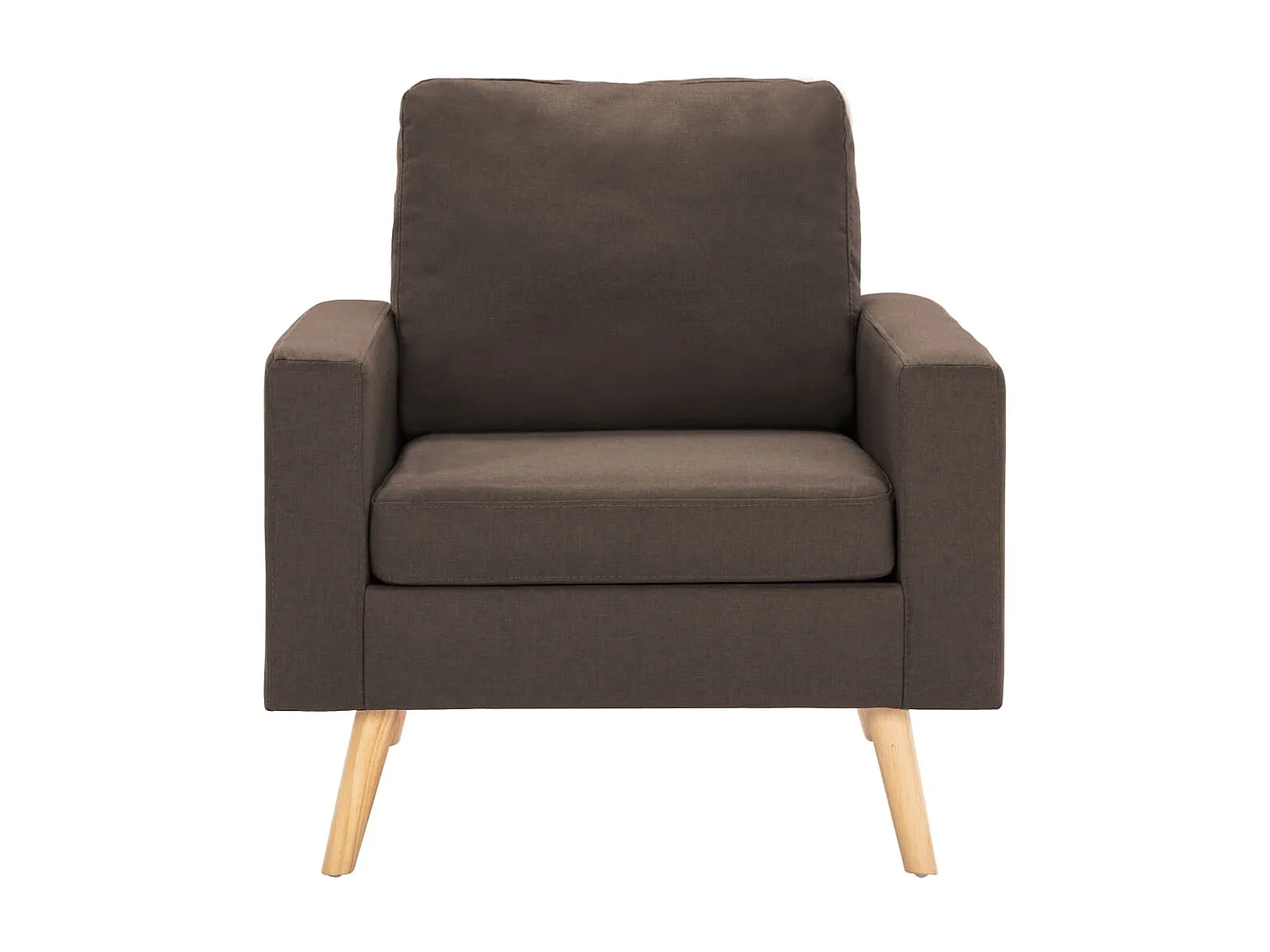 Fauteuil droit Marron Tissu SEF36051